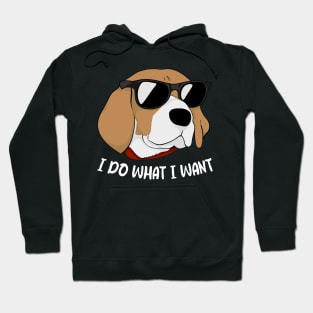 Sniffer's Beagle I Do What I Want Tee for Beagle Enthusiasts Hoodie